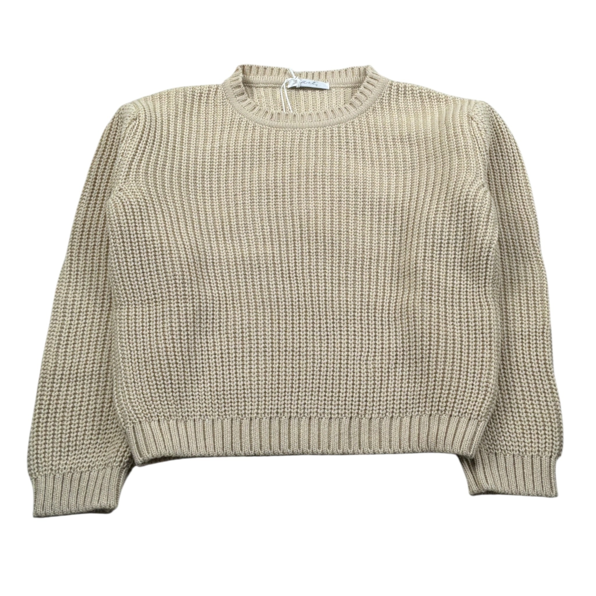 U+È Maglia Girocollo tinta unita Beige per Bambina UM0472 BEIGE U+è 