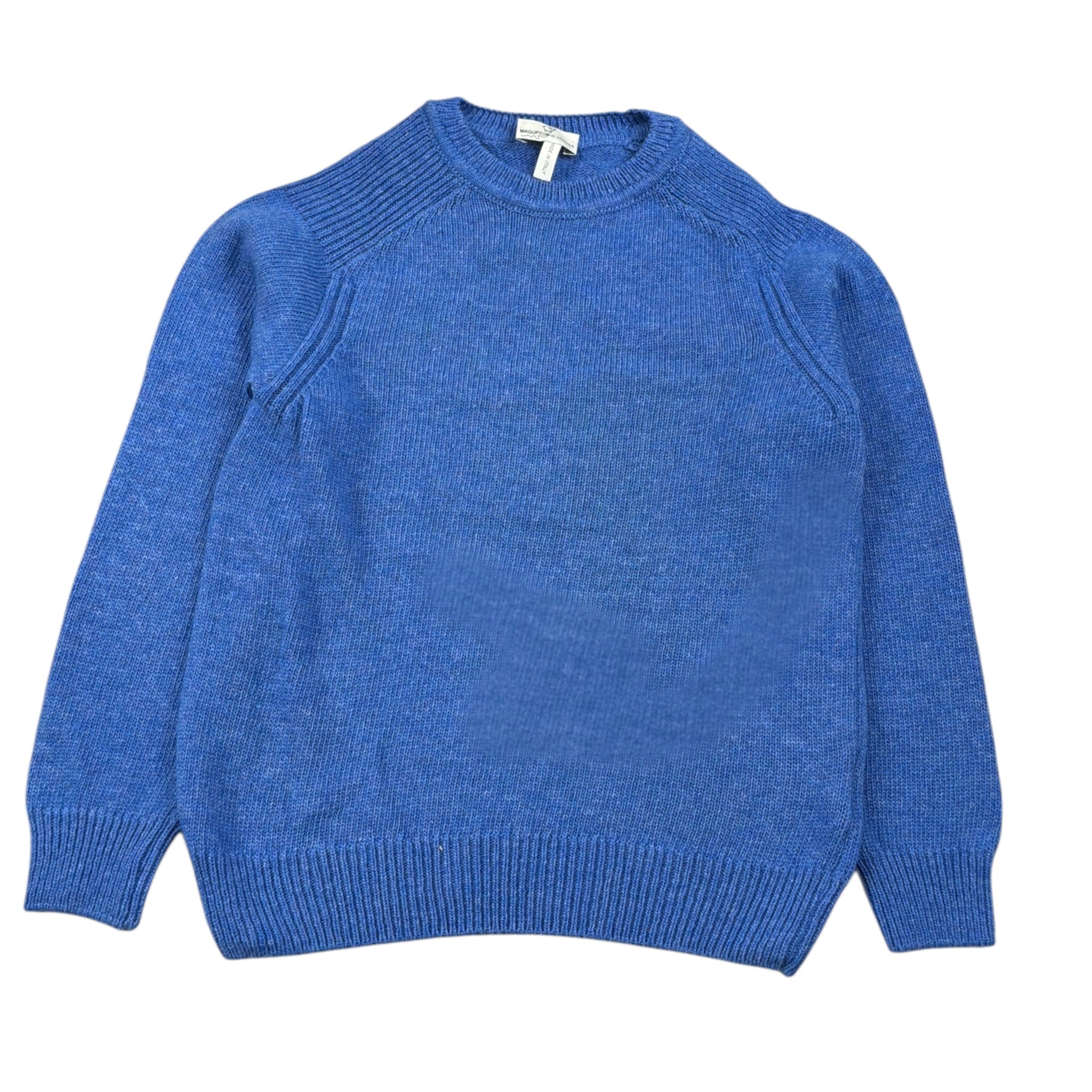 Maglifici Di Verona Maglia tinta unita Girocollo Cobalto per Bambina 015238 COBALTO MAGLIFICI DI VERONA 