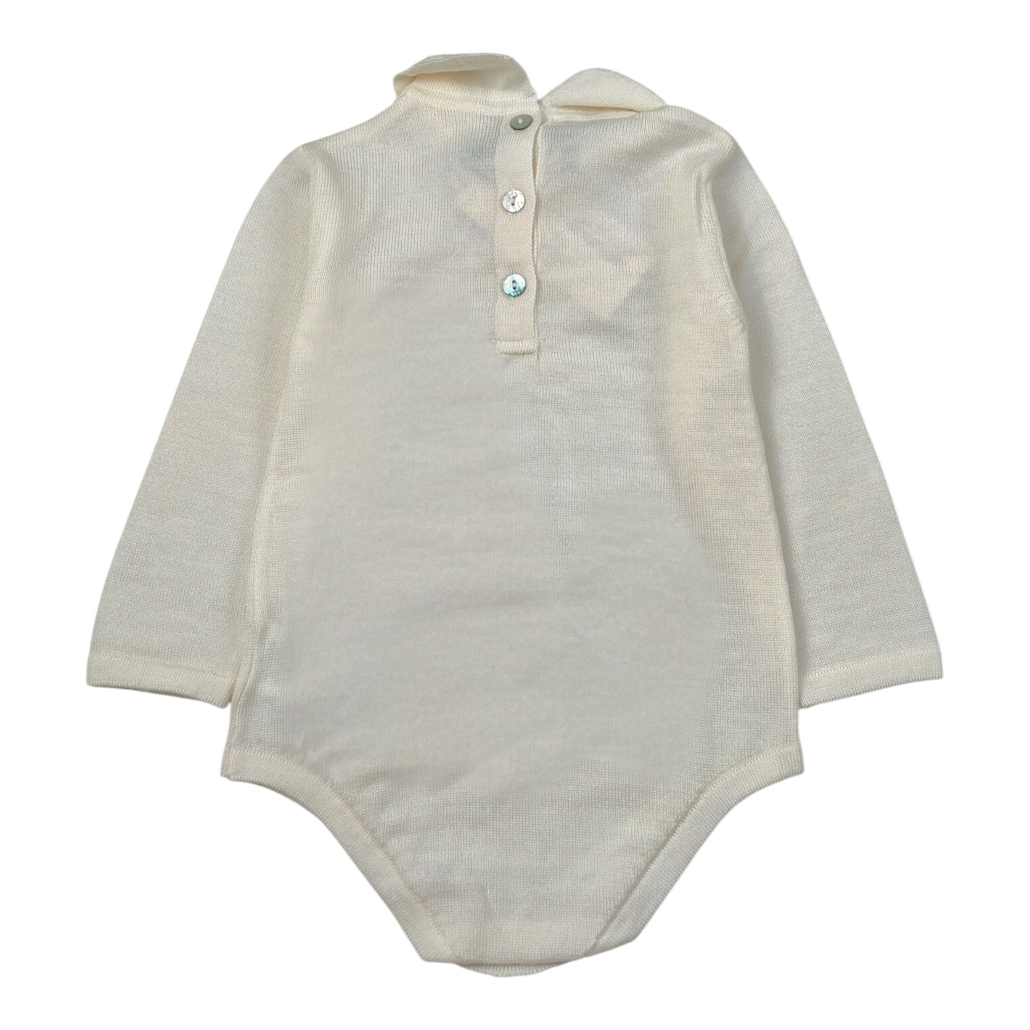 Maglifici Di Verona Body tinta unita con Colletto Panna per Neonata 045206 PANNA MAGLIFICI DI VERONA 