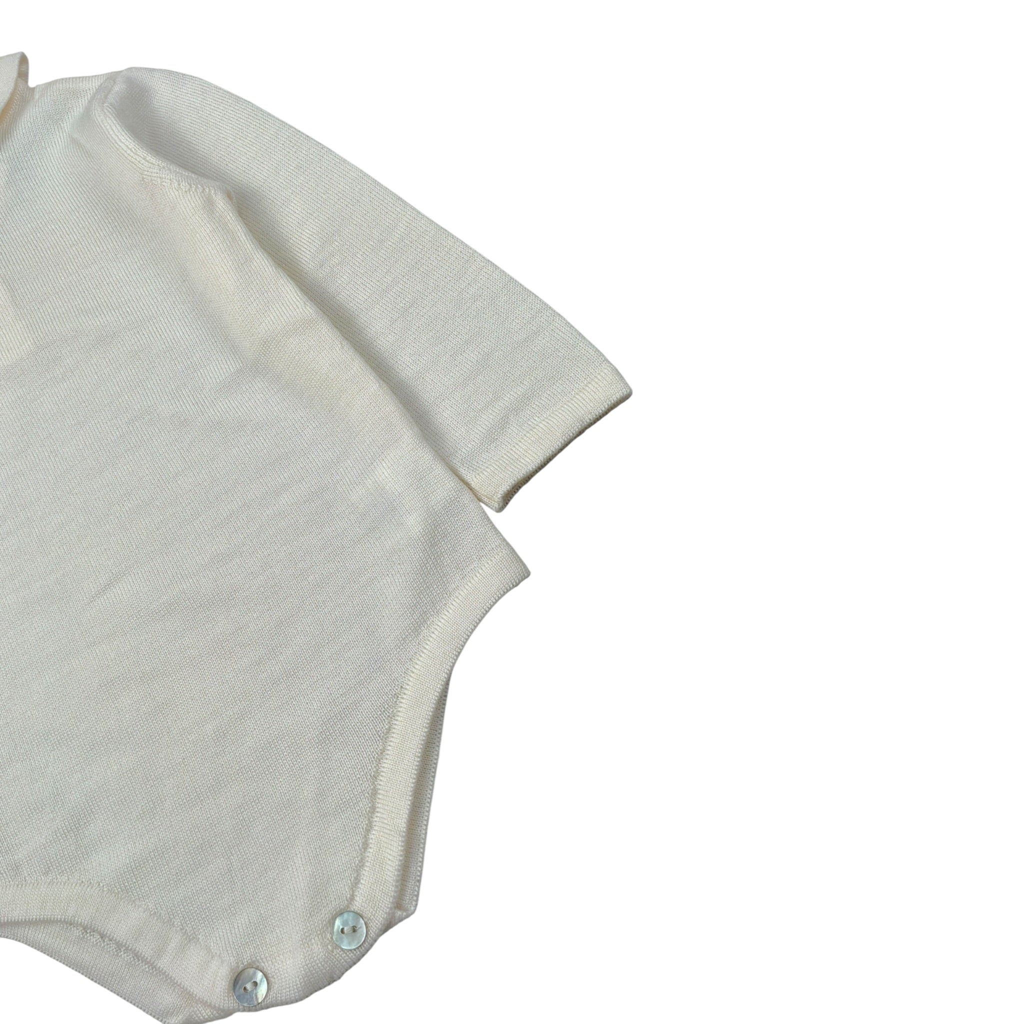 Maglifici Di Verona Body tinta unita con Colletto Panna per Neonata 045206 PANNA MAGLIFICI DI VERONA 