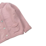 Maglifici Di Verona Cardigan tinta unita con Bottoni Rosa per Neonata 045222 ROSA MAGLIFICI DI VERONA 