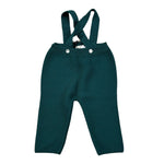 Maglifici Di Verona Pantalone tinta unita con Bretelle Verde per Neonato 045264 VERDE MAGLIFICI DI VERONA 