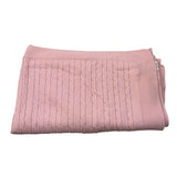 Maglifici Di Verona Coperta tinta unita In Maglia Rosa per Neonata 045385 ROSA MAGLIFICI DI VERONA 
