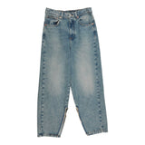 Maison Margiela Jeans tinta unita con Spacchi Azzurro per Bambina M60452 AZZURRO MAISON MARGIELA 