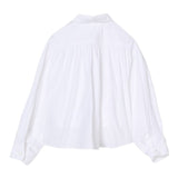 Maison Margiela Camicia Manica Lunga tinta unita con Logo Bianco per Bambina M60503 BIANCO MAISON MARGIELA 