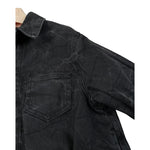 Maison Margiela Abito In Denim tinta unita Manica Lunga Nero per Bambina M60521 NERO MAISON MARGIELA 