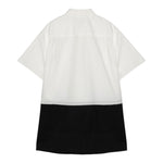 Maison Margiela Abito Mezza Manica Bicolore Bianco/Nero per Bambina M60641 BIANCO/NERO MAISON MARGIELA 