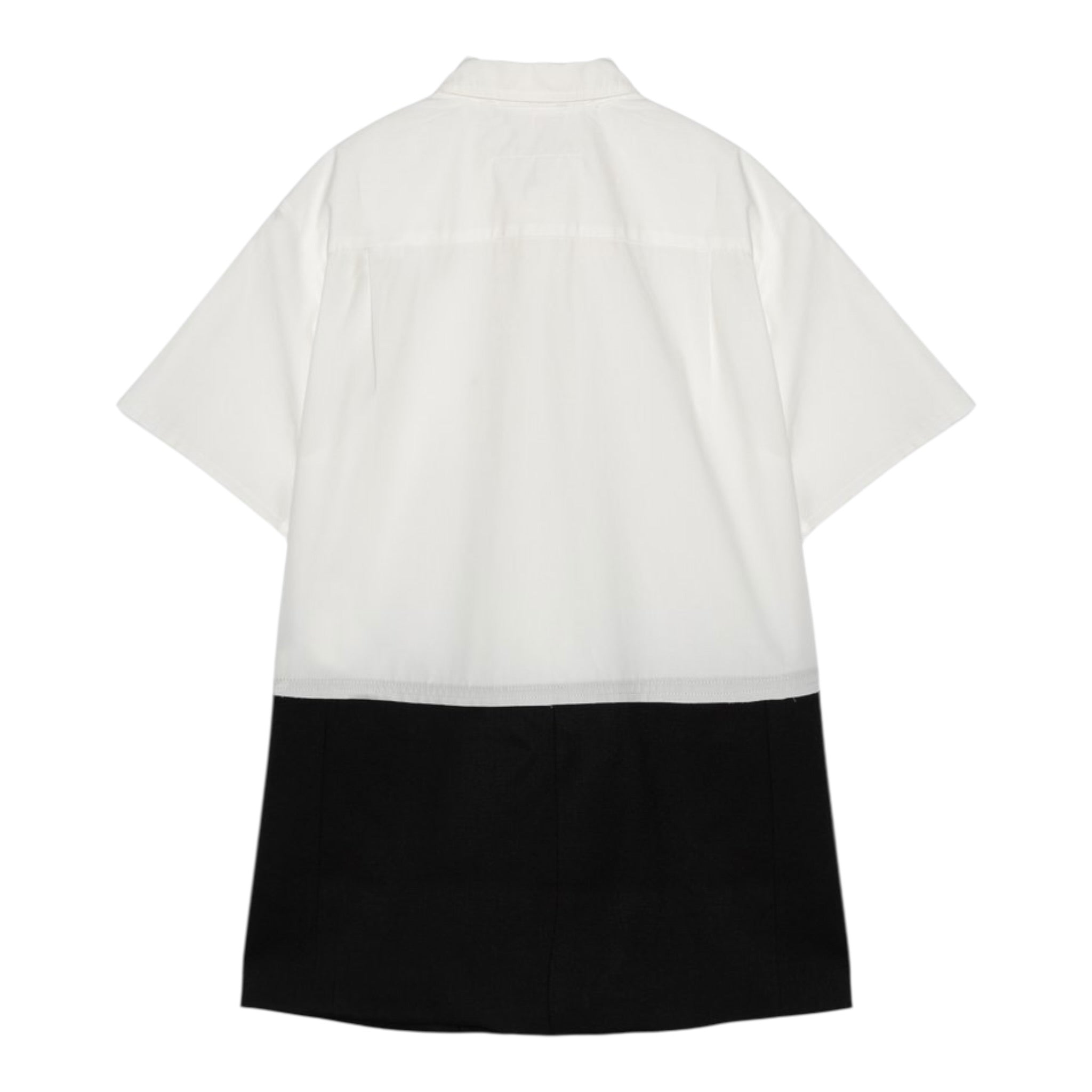 Maison Margiela Abito Mezza Manica Bicolore Bianco/Nero per Bambina M60641 BIANCO/NERO MAISON MARGIELA 
