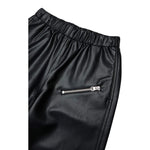 Maison Margiela Pantalone tinta unita In Ecopelle Nero per Bambino M60837MM01 NERO MAISON MARGIELA 