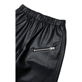 Maison Margiela Pantalone tinta unita In Ecopelle Nero per Bambino M60837MM01 NERO MAISON MARGIELA 