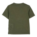 Maison Margiela T-Shirt tinta unita con Strappi Verde per Bambino M60874MM06B VERDE MAISON MARGIELA 