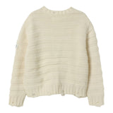 Maison Margiela Maglia Girocollo tinta unita Panna per Bambina M60880 PANNA MAISON MARGIELA 