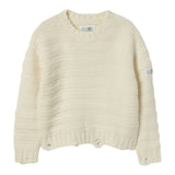 Maison Margiela Maglia Girocollo tinta unita Panna per Bambina M60880 PANNA MAISON MARGIELA 