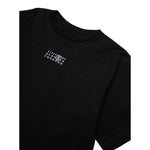 Maison Margiela T-Shirt tinta unita con Stampa Nero per Bambina M60908 NERO MAISON MARGIELA 