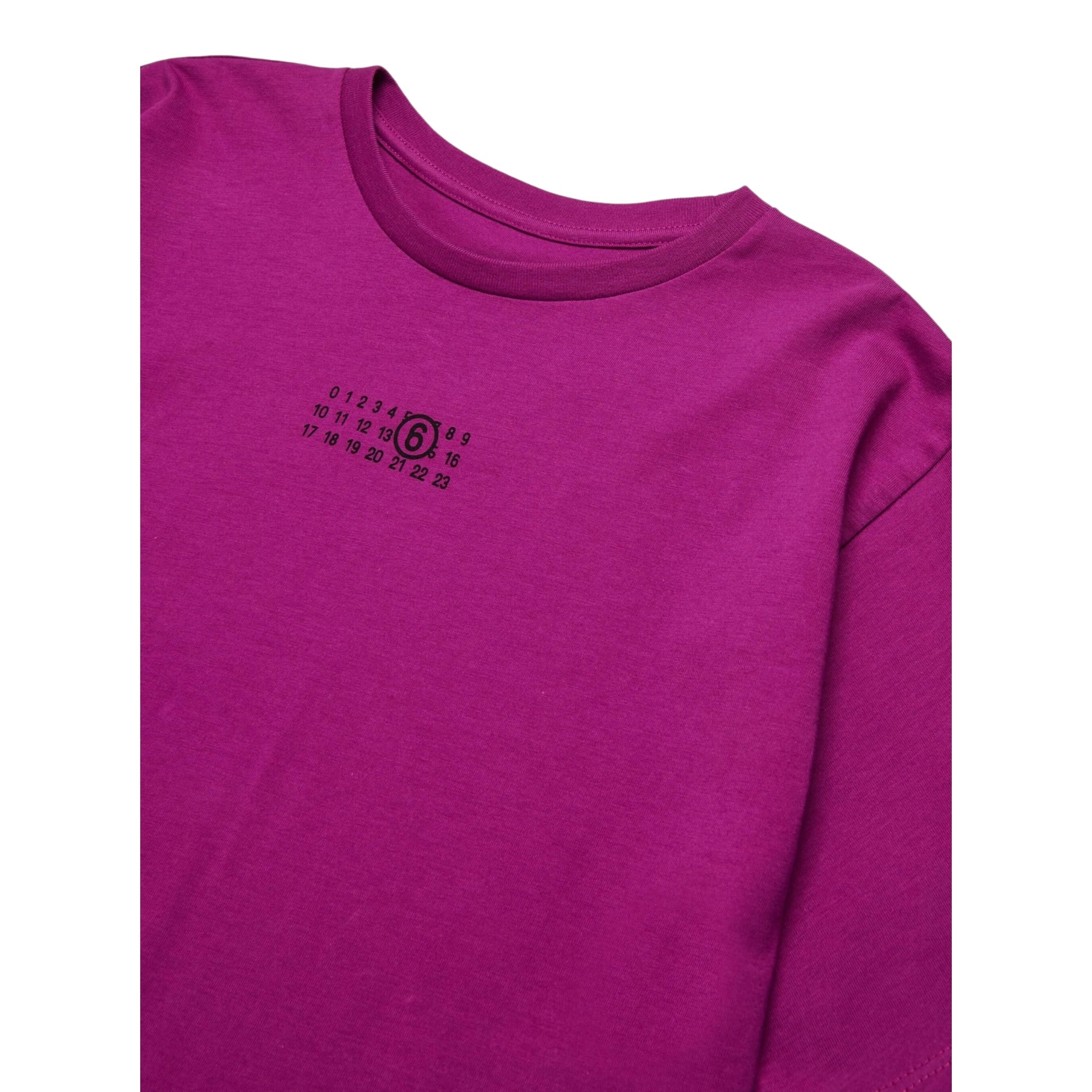 Maison Margiela T-Shirt tinta unita con Stampa Viola per Bambina M60908X VIOLA MAISON MARGIELA 