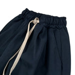 Make Pantalone tinta unita con Elastico In Vita Blu per Neonato MK2025N BLU MAKE 