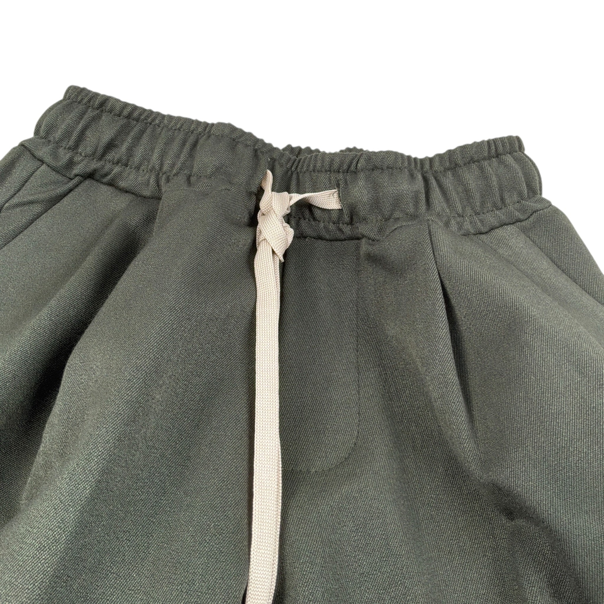 Make Pantalone tinta unita con Elastico In Vita Verde per Bambino MK2025 VERDE MAKE 
