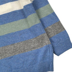 Malvi & Co Maglia tinta unita con Fantasia A Righe Azzurro per Bambino F25B202GFLL AZZURRO MALVI & CO 