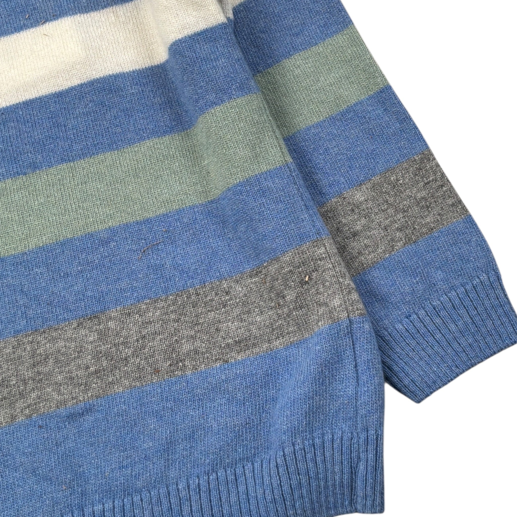 Malvi & Co Maglia tinta unita con Fantasia A Righe Azzurro per Bambino F25B202GFLL AZZURRO MALVI & CO 