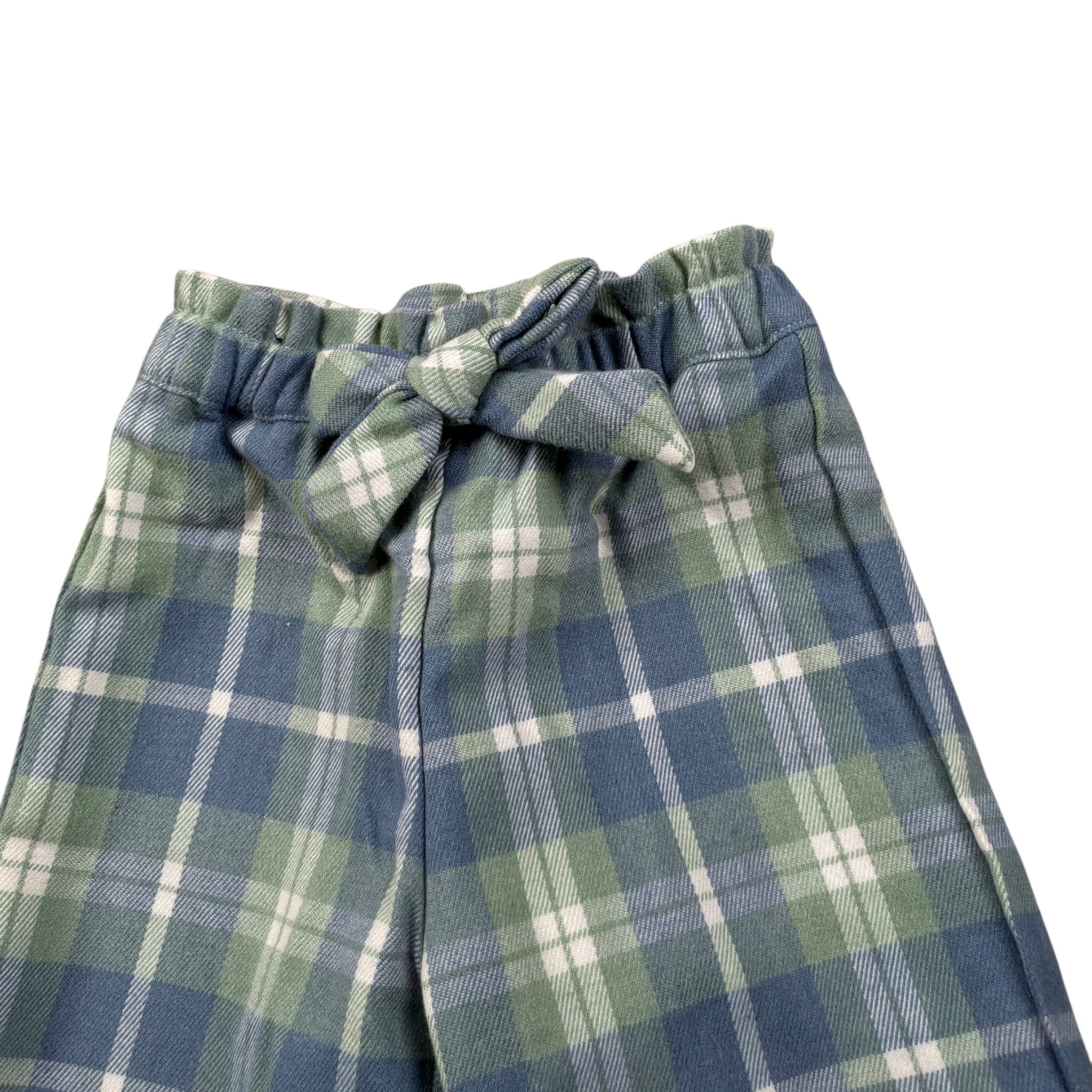 Malvi & Co Pantalone tinta unita con Fantasia Azzurro per Neonata F25I123PNRS AZZURRO MALVI & CO 