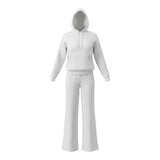 Manila Grace Completo 2Pz Felpa-Pantalone tinta unita Bianco per Bambina EEIIE BIANCO MANILA GRACE 