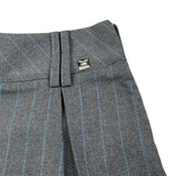 Manila Grace Gonna tinta unita con Zip Grigio per Bambina G128 GRIGIO MANILA GRACE 