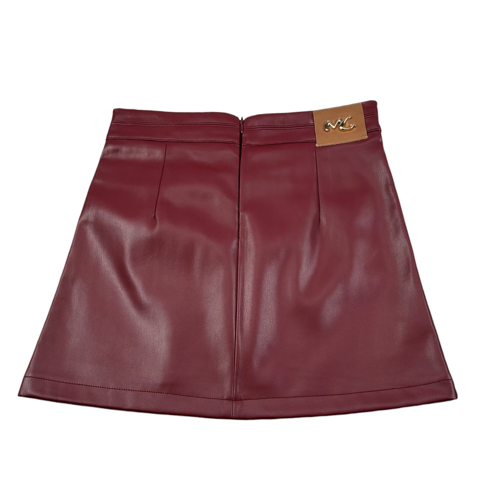Manila Grace Gonna tinta unita Bordeaux per Bambina M2818W25 BORDEAUX MANILA GRACE 