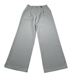 Manila Grace Pantalone Modello Palazzo tinta unita Grigio per Bambina M2832W25 GRIGIO MANILA GRACE 