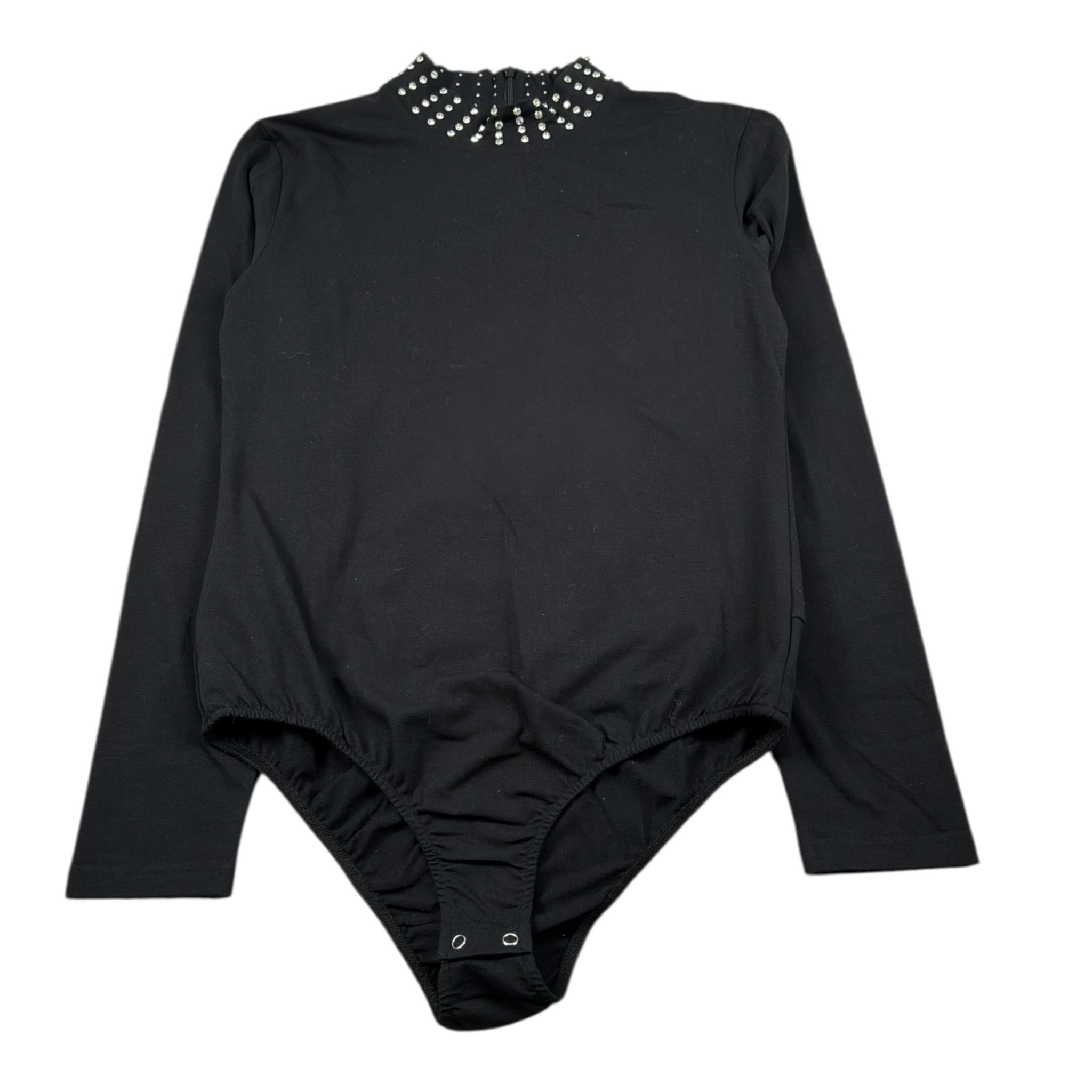 Manila Grace Body Manica Lungs tinta unita Nero per Bambina M2885W25 NERO MANILA GRACE 