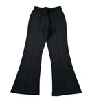 Manila Grace Pantalone tinta unita Modello Zampa Nero per Bambina M2924W25 NERO MANILA GRACE 
