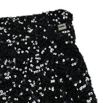 Manila Grace Short Paillettato Tint Unita Nero per Bambina M2970W25 NERO MANILA GRACE 