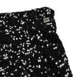 Manila Grace Short Paillettato Tint Unita Nero per Bambina M2970W25 NERO MANILA GRACE 