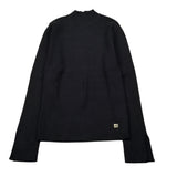 Manila Grace Maglia Collo Alto tinta unita Nero per Bambina M2974W25 NERO MANILA GRACE 