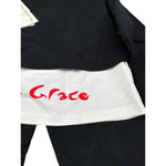 Manila Grace Completo 2 Pezzi Felpa-Pantalone tinta unita Nero per Bambina MB3065W25 NERO MANILA GRACE 