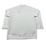 Manila Grace Abito Manica Lunga tinta unita con Logo Bianco per Bambina MFJF24A073 BIANCO MANILA GRACE 