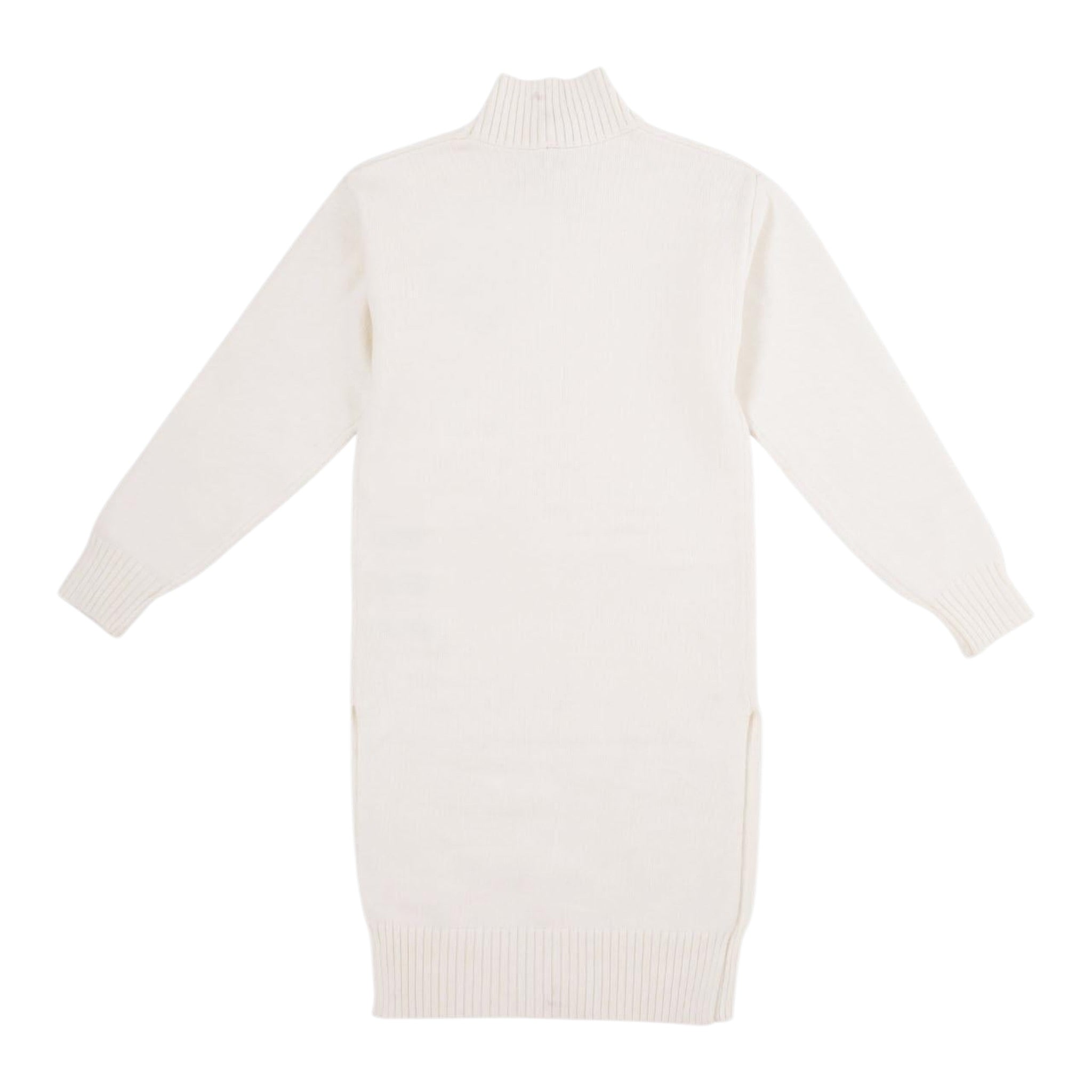 Manila Grace Abito Manica Lunga tinta unita con Cintura Panna per Bambina MFJF24A168 PANNA MANILA GRACE 