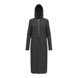 Manila Grace felpa Manica Lunga tinta unita con Cappuccio Nero per Bambina MFJF24C105 NERO MANILA GRACE 