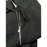 Manila Grace Abito Manica Lunga tinta unita con Cappuccio Nero per Bambina MFJF24C105 NERO MANILA GRACE 