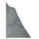 Manila Grace Gilet Bicolore Grigio per Bambina MFJF24J141 GRIGIO MANILA GRACE 