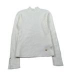 Manila Grace Maglia tinta unita Mezzo Collo Panna per Bambina MFJF24M070 PANNA MANILA GRACE 