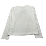 Manila Grace Shirt Girocollo tinta unita con Logo Bianco per Bambina MFJF24T054 BIANCO MANILA GRACE 
