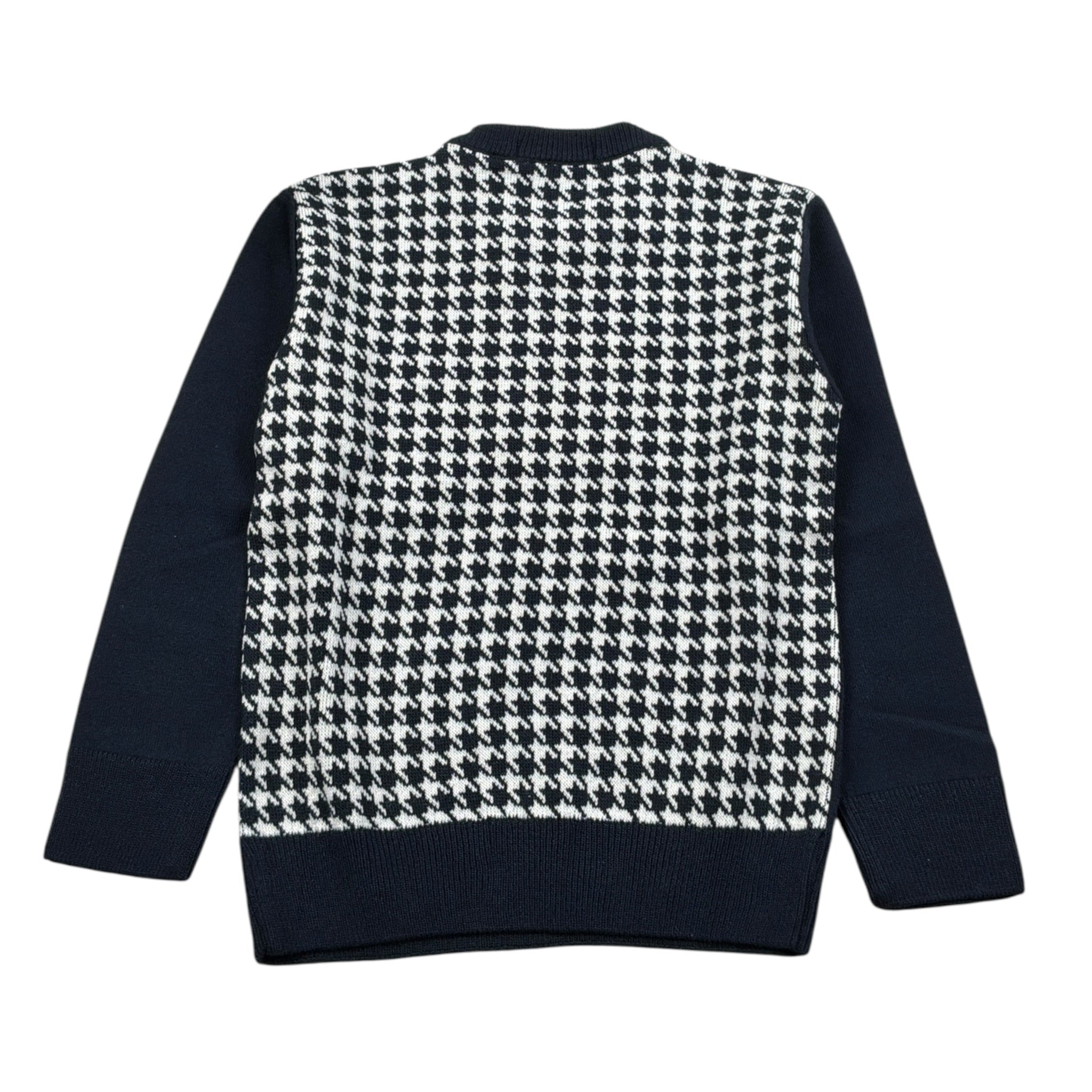 Manuel & Frank Maglia Girocollo Bicolore con Fantasia Blu per Bambino LLL BLU MANUEL & FRANK 