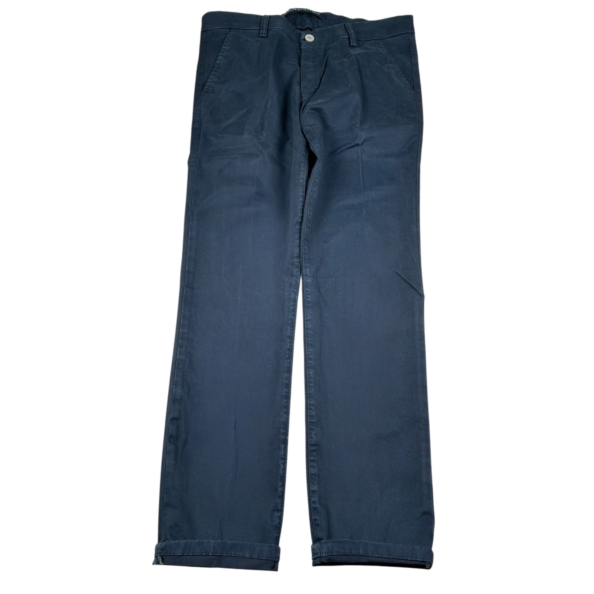 Manuel & Frank Pantalone tinta unita con Girovita Regolabile Blu per Bambino MF1103R BLU MANUEL & FRANK 