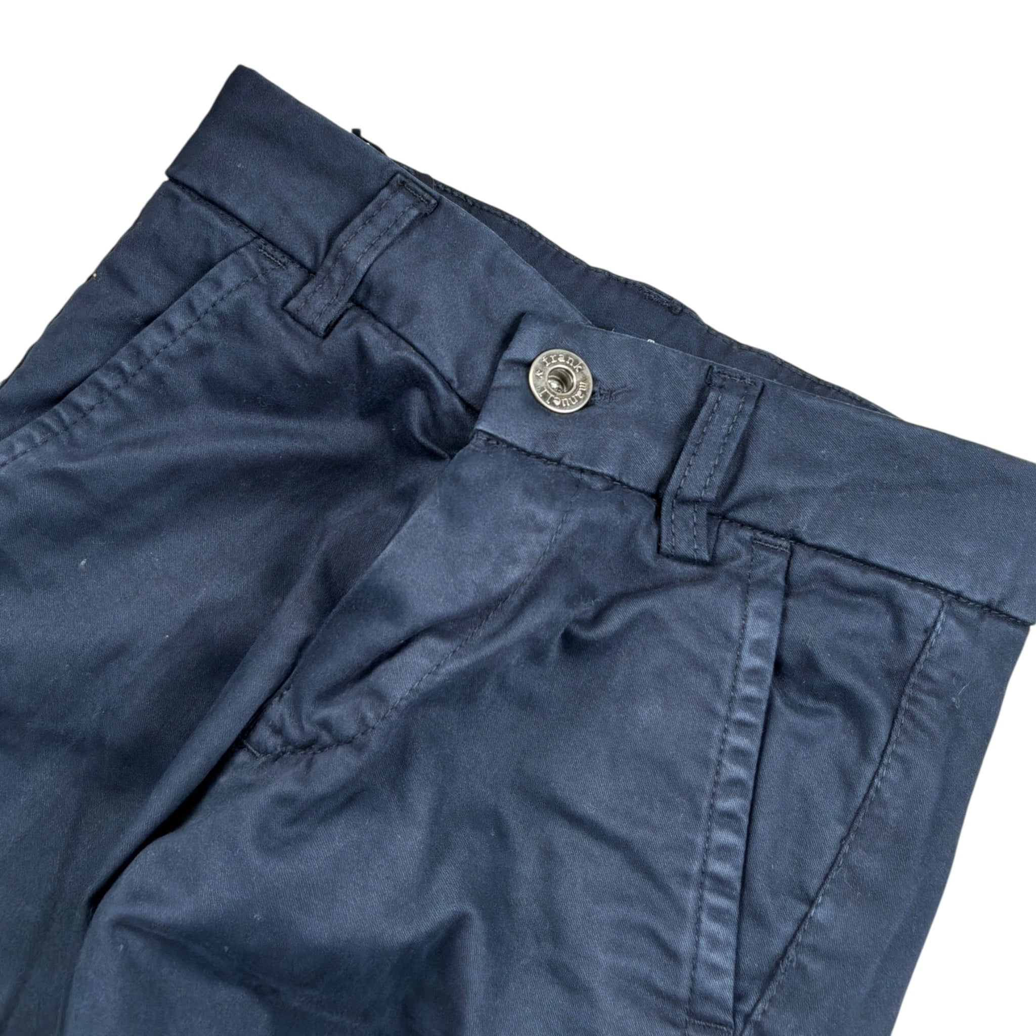 Manuel & Frank Pantalone tinta unita con Girovita Regolabile Blu per Bambino MF1340B BLU MANUEL & FRANK 