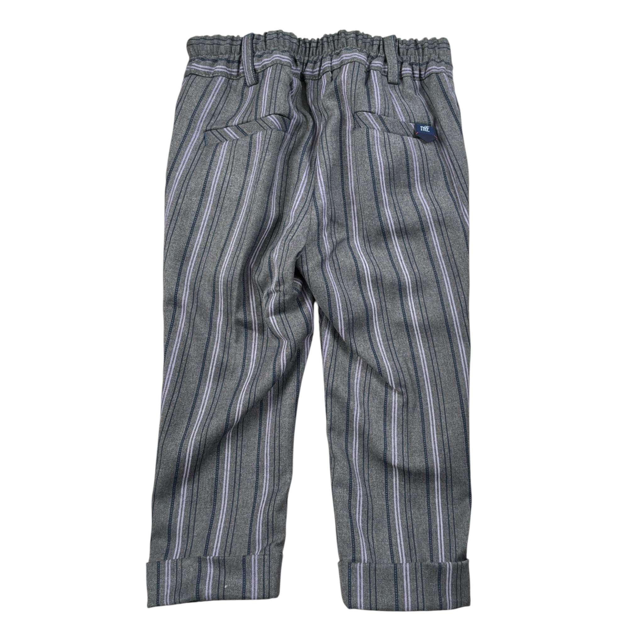 Manuel & Frank Pantalone tinta unita con Fantasia Grigio per Bambino MF1458N GRIGIO MANUEL & FRANK 