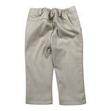 Manuel & Frank Pantalone tinta unita con Microfantasia Beige per Neonato MF1681N BEIGE MANUEL & FRANK 
