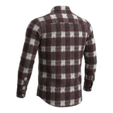 Manuel & Frank Camicia tinta unita con Fantasia Bordeaux per Bambino MF3086R BORDEAUX MANUEL & FRANK 