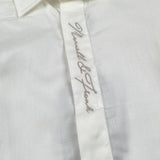Manuel & Frank Camicia tinta unita con Stampa Bianco per Neonato MF3285BN BIANCO MANUEL & FRANK 