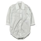 Manuel & Frank Camicia Modello Body tinta unita con Pois Bianco per Neonato MF3296I BIANCO MANUEL & FRANK 