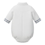 Manuel & Frank Camicia Modello Body tinta unita Bianco per Neonato MF3316I BIANCO MANUEL & FRANK 